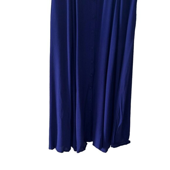 NWT Yumi Kim Women's Pretty Woman Dress Short Navy Blue Button Front Size L - Picture 5 of 14